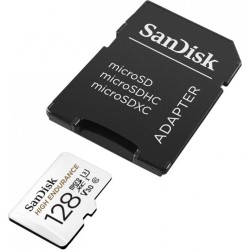 SanDisk karta pamięci 128GB microSDXC High Endurance V30 + adapter