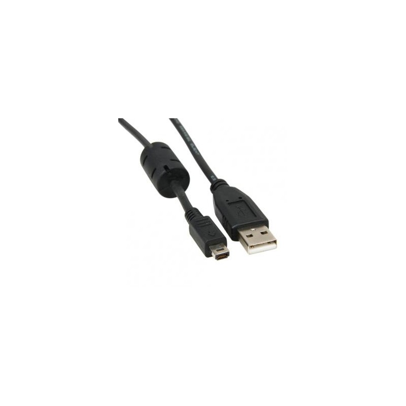 USB kabel (2.0), USB A M - 14-pin M, 26718, 1.8m, czarny, FUJI, EOL