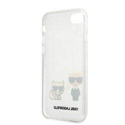 Karl Lagerfeld nakładka do iPhone 7 Plus / 8 Plus KLHCI8LCKTR przeźroczyste hard case Karl & Choupette