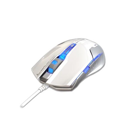E-blue Auroza G Mysz przewodowa, biała, 3000DPI, EOL