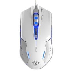 E-blue Auroza G Mysz przewodowa, biała, 3000DPI, EOL