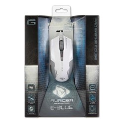 E-blue Auroza G Mysz przewodowa, biała, 3000DPI, EOL