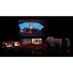 HP Omen by HP Encoder klawiatura przewodowa (USB) CZ/SK, czerwona do gry, mechaniczna podświetlana rodzaj