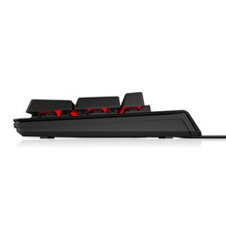 HP Omen by HP Encoder klawiatura przewodowa (USB) CZ/SK, czerwona do gry, mechaniczna podświetlana rodzaj