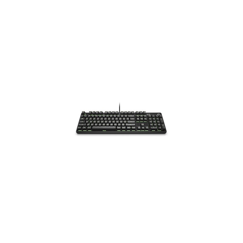 HP Pavilion 550 klawiatura przewodowa (USB) US, czarna do gry, mechaniczna podświetlana rodzaj
