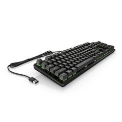 HP Pavilion 550 klawiatura przewodowa (USB) US, czarna do gry, mechaniczna podświetlana rodzaj