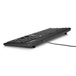 HP 100 Klawiatura USB CZ, czarna klasyczna