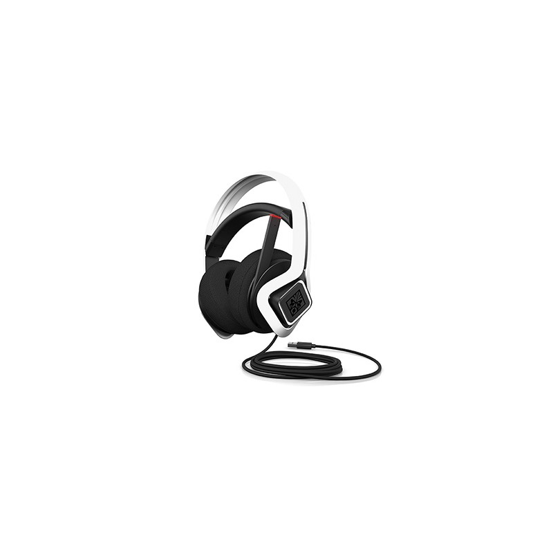 HP Mindframe Prime OMEN słuchawki z mikrofonem, przewodowa, biała, 7.1 (virtual), technologia pasywnego chłodzenia, do gry typ U