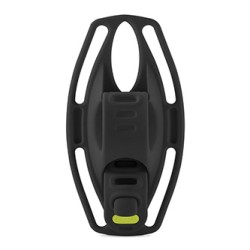 Uchwyt telefonu komórkowego Bone Bike Tie 3, na rower, regulowany rozmiar, czarny, 4.7-7.2", silikon, mocowany do kierownicy, cz