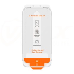 Vmax szkło hartowane easy install 2,5D Normal Glass do iPhone 15 Plus 6,7&quot
