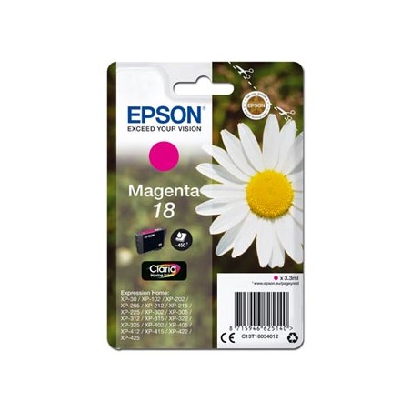 Epson oryginalny ink / tusz C13T18034012, T180340, magenta, 3,3ml