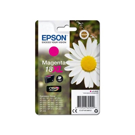 Epson oryginalny ink / tusz C13T18134012, T181340, 18XL, magenta, 6,6ml