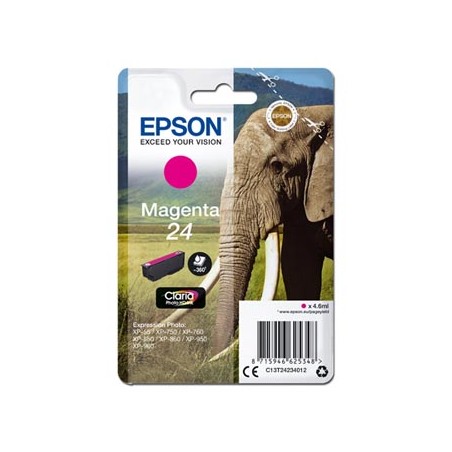 Epson oryginalny ink / tusz C13T24234012, T2423, magenta, 4,6ml