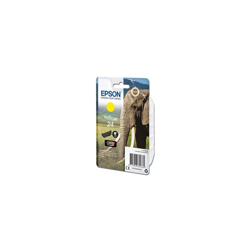 Epson oryginalny ink / tusz C13T24244012, T2424, yellow, 4,6ml