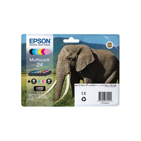 Epson oryginalny ink / tusz C13T24284011, T2428, CMYK, 29,1ml