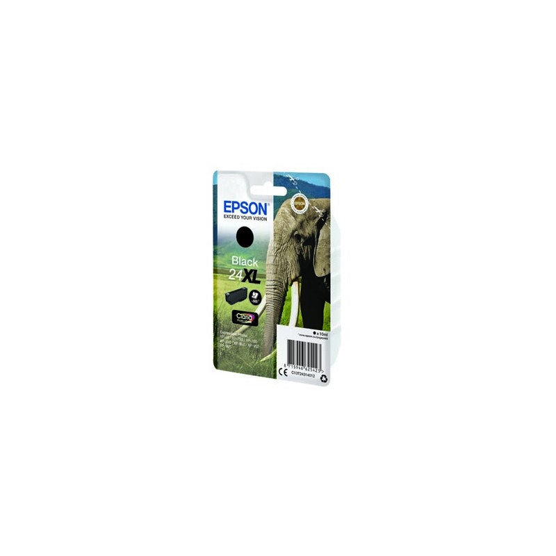 Epson oryginalny ink / tusz C13T24314012, T2431, 24XL, black, 10ml
