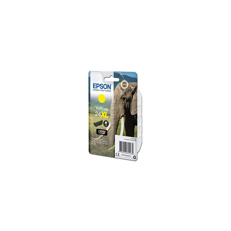 Epson oryginalny ink / tusz C13T24344012, T2434, 24XL, yellow, 8,7ml