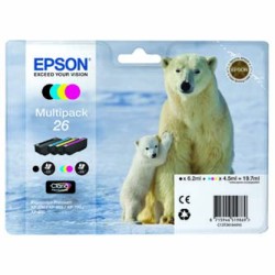 Epson oryginalny ink / tusz C13T26164020, T261640, CMYK, 3x4,5/6,2ml