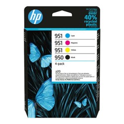 HP oryginalny ink / tusz 6ZC65AE#301, HP 950/951, CMYK, blister, 4-pack