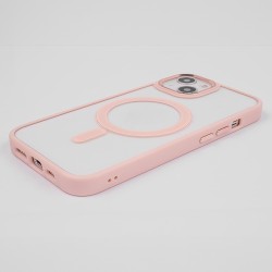 Nakładka Satin Clear Mag do iPhone 12 Pro Max 6,7 różowa