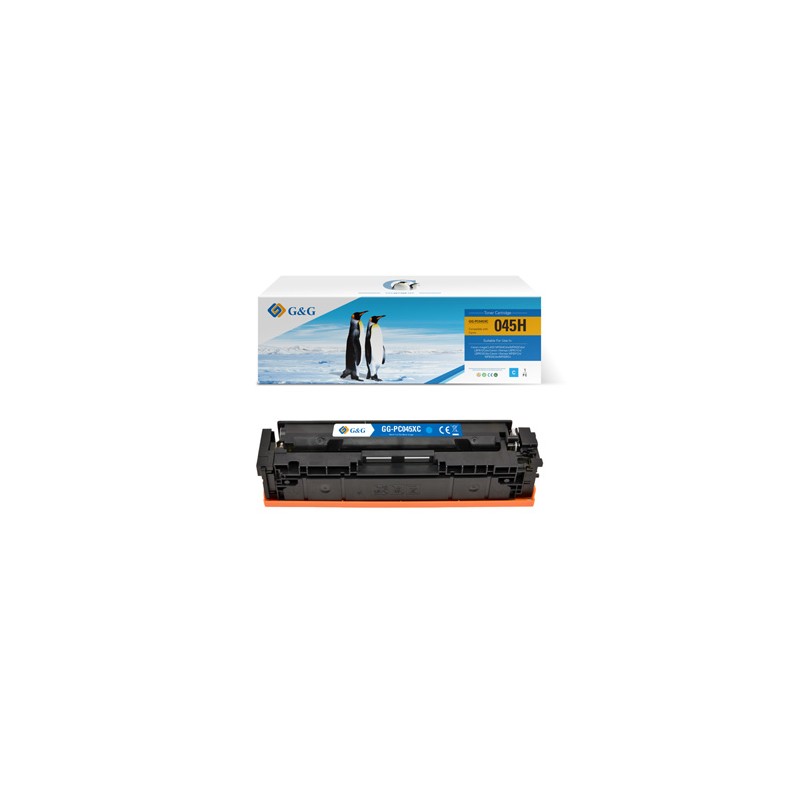 G&G kompatybilny toner z Canon 045HC, NT-PC045XC, cyan, 2200s