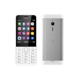 Telefon Nokia 230 DS biało-srebrny