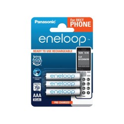 Panasonic Eneloop R03/AAA 750mAh akumulator – 3 szt blister (dla telefonów DECT)