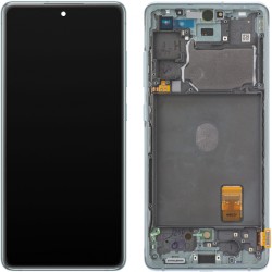LCD + Panel Dotykowy Samsung Galaxy S20 FE 5G G781 GH82-24214D GH82-24215D GH82-29056D miętowy z ramką oryginał
