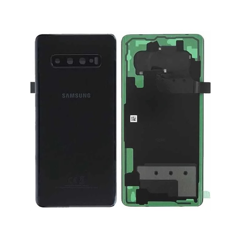Klapka baterii Samsung Galaxy S10 Plus G975 GH82-18406A czarna z szybką kamery oryginał