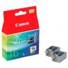Canon oryginalny ink / tusz BCI-16 C, 9818A020, 9818A002, color, 2*100s, 2-pack -