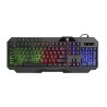 Marvo CM430 US zestaw klawiatura przewodowa (USB) US, czarna mysz dla gracza, podkładka, klawiatura, do gry, membranowa rodzaj p