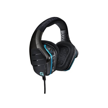 Logitech G633 Gaming Headset, słuchawki z mikrofonem, przewodowa, czarna, 7.1 (virtual), podświetlane, zamknięte, do gry typ 3.5