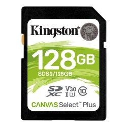 Kingston Karta pamięci 128GB SDXC Canvas Select Plus SDS2