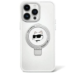 Karl Lagerfeld nakładka do iPhone 15 Plus 6,7&quot KLHMP15MHMRSCHH biała HC Magsafe Ringstand CH
