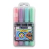 Centropen, zestaw zakreślaczy 8542, color, 4szt, 1-5mm, z super elastyczną końcówką, cena za 1 szt