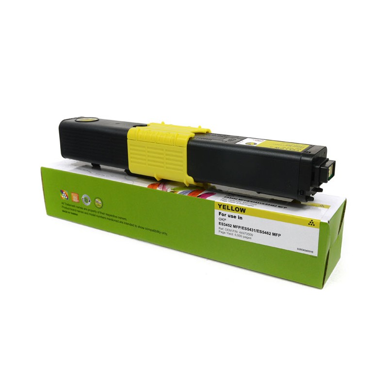 Toner Cartridge Web Yellow OKI ES5431 zamiennik 44973509